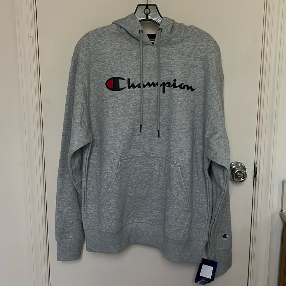 NWT Champion Powerblend Logo Hoodie in M